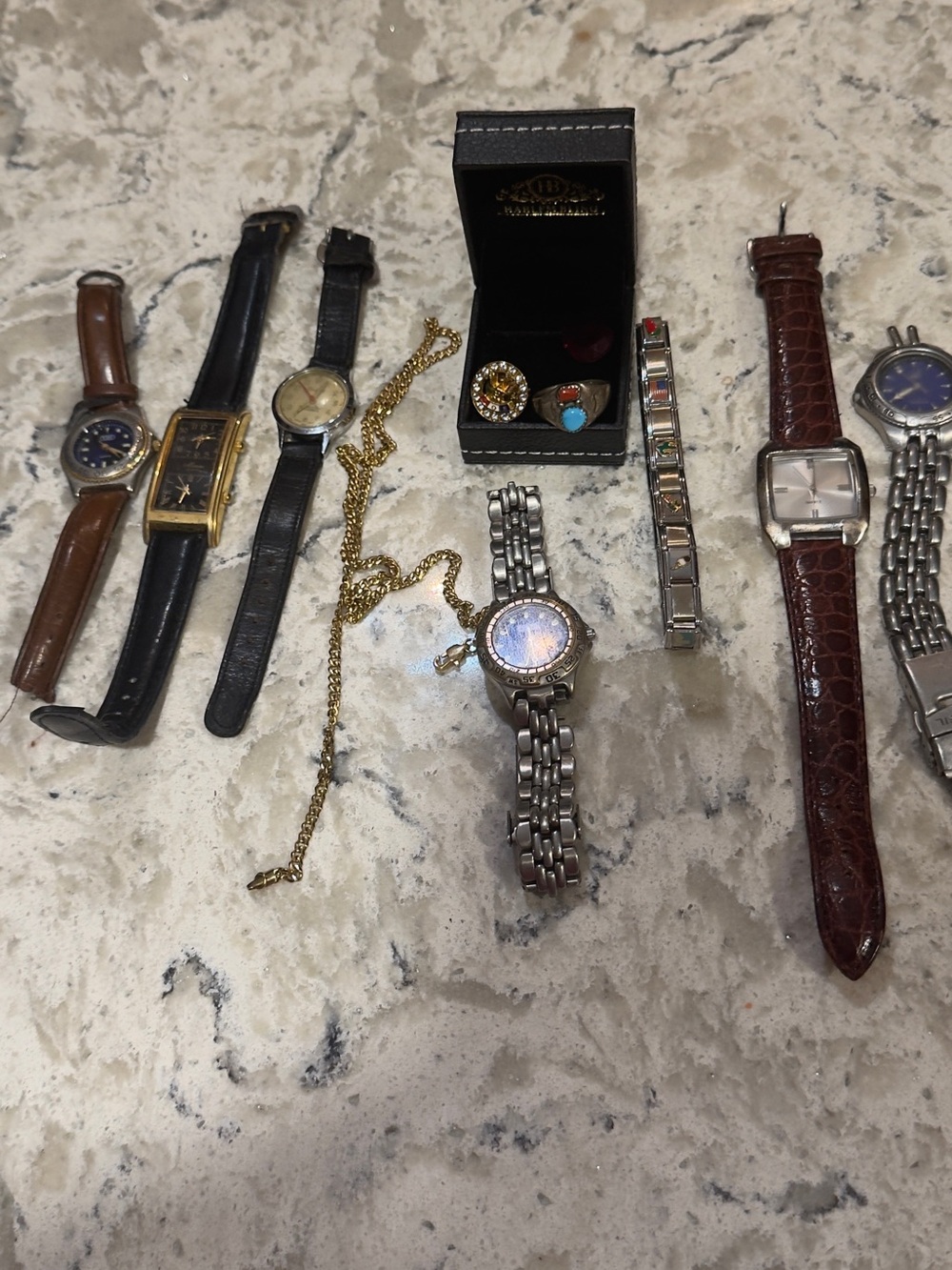 Mixed womens Watch - Silver Stainless Steel Bracelet chain